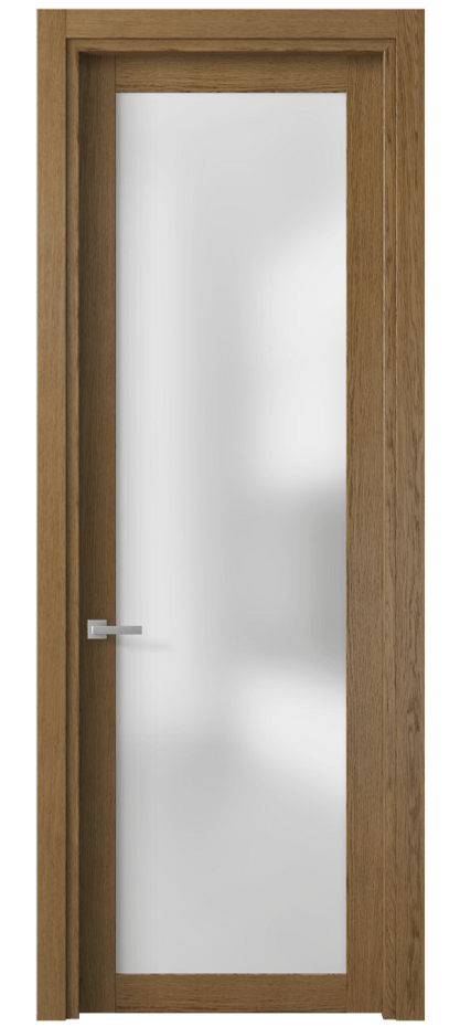 Межкомнатная дверь Planum 2102 Дуб янтарный Сатинированное стекло Цена 64599 ₽ | Volhovec