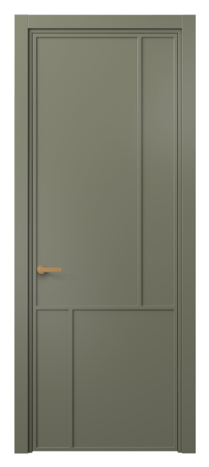 Межкомнатная дверь Фрэйм 8606 Матовый оливковый тёмный  Цена 45149 ₽ | Volhovec