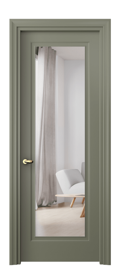 Дверь межкомнатная Esse 8503 Матовый оливковый тёмный Двустороннее зеркало, триплекс Фигурный универсальный наличник МОТ Цена 65299 ₽ Наличники уже входят в базовый комплект. Фабрика дверей Волховец 8 (800) 551 43 19 Межкомнатная дверь Esse 8503 Матовый оливковый тёмный Двустороннее зеркало, триплекс Цена 65299 ₽ | Volhovec