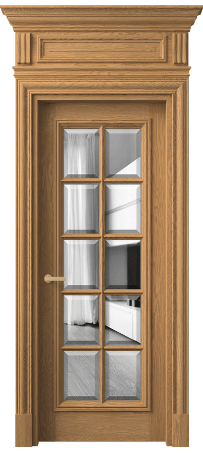 Дверь межкомнатная Antique 7310 Дуб пшеничный матовый Двустороннее зеркало с фацетом, триплекс КЭП + Объёмный фриз + Карниз ДПШ.М Цена 287749 ₽ Наличники уже входят в базовый комплект. Фабрика дверей Волховец 8 (800) 551 43 19 Межкомнатная дверь Antique 7310 Дуб пшеничный матовый Двустороннее зеркало с фацетом, триплекс Цена 287749 ₽ | Volhovec