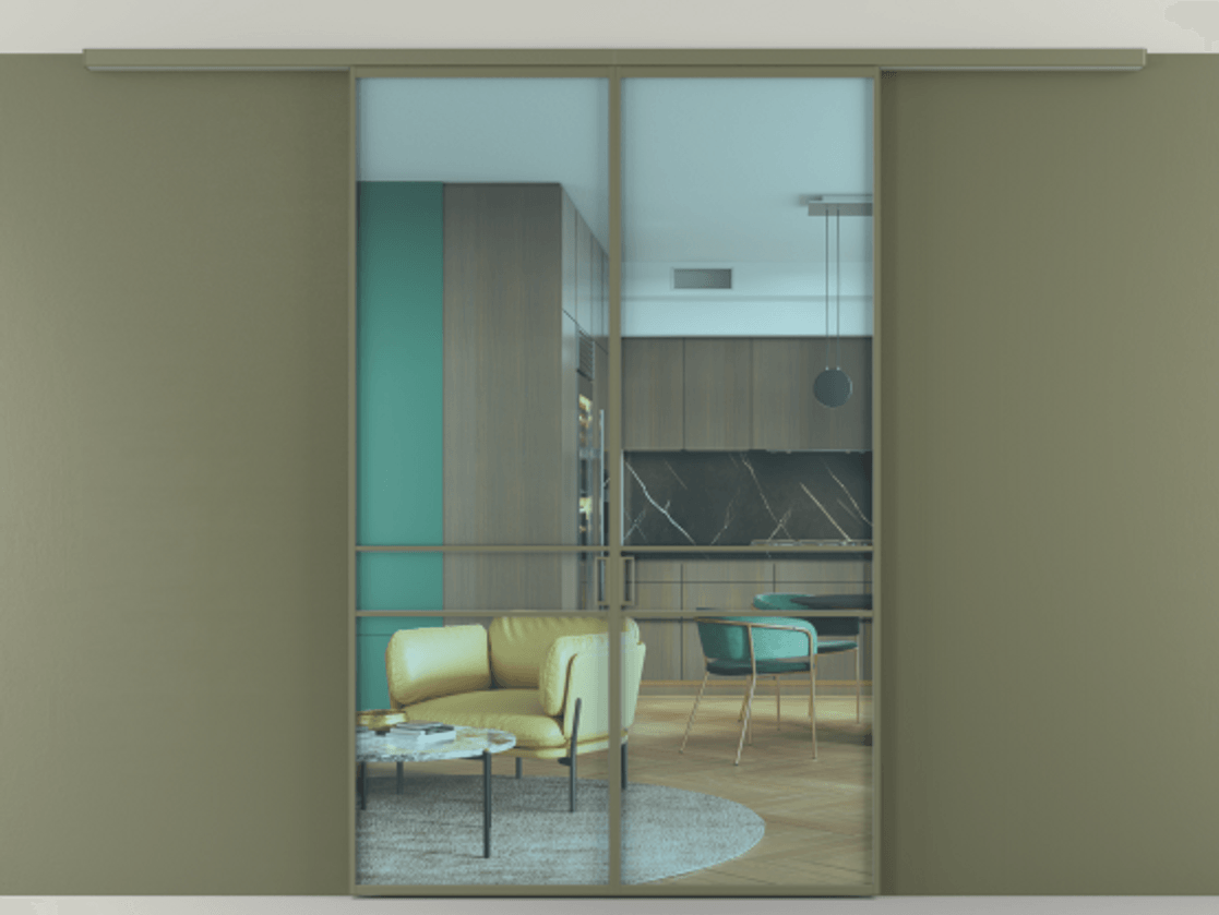 Перегородка Формато вдоль стены на потолок 2 створки АЛПР 040.02 Алюминий оливковый тёмный Прозрачное голубое стекло, триплекс. Цена 186615 ₽ 1. Полотно 2 шт. (800/2100 мм)
2. Комплект установки раздвижной системы
3. Базовый комплект фурнитуры
4.Ручка Рондо. Фабрика дверей Волховец 8 (800) 551 43 19 Перегородка Формато вдоль стены на потолок 2 створки АЛПР 040.02 Алюминий оливковый тёмный Прозрачное голубое стекло, триплекс Цена 186615 ₽ | Volhovec