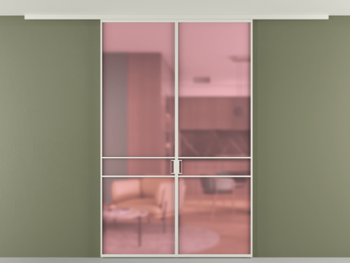 Перегородка Формато вдоль стены на потолок 2 створки АЛПР 040.02 Алюминий Белый Сатинированное розовое стекло, триплекс. Скрытый короб БЕЛ Цена 179575 ₽ 1. Полотно 2 шт. (800/2100 мм)
2. Комплект установки раздвижной системы
3. Базовый комплект фурнитуры
4.Ручка Рондо. Фабрика дверей Волховец 8 (800) 551 43 19 Перегородка Формато вдоль стены на потолок 2 створки АЛПР 040.02 Алюминий Белый Сатинированное розовое стекло, триплекс Цена 179575 ₽ | Volhovec