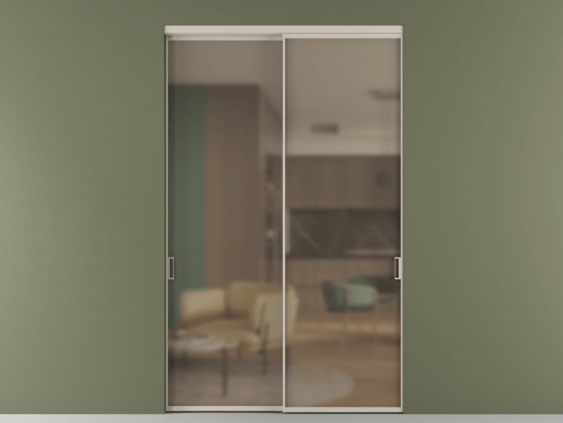 Перегородка Formato внутри проёма двустворчатая АЛПР 040.01 Алюминий светло-бежевый Сатинированное бронзовое стекло, триплекс. Цена 443500 ₽ 1. Полотно 2 шт. (800/2100 мм)
2. Комплект установки раздвижной системы
3. Базовый комплект фурнитуры
4.Ручка RONDO. Фабрика дверей Волховец 8 (800) 551 43 19 Перегородка Formato внутри проёма двустворчатая АЛПР 040.01 Алюминий светло-бежевый Сатинированное бронзовое стекло, триплекс Цена 443500 ₽ | Volhovec