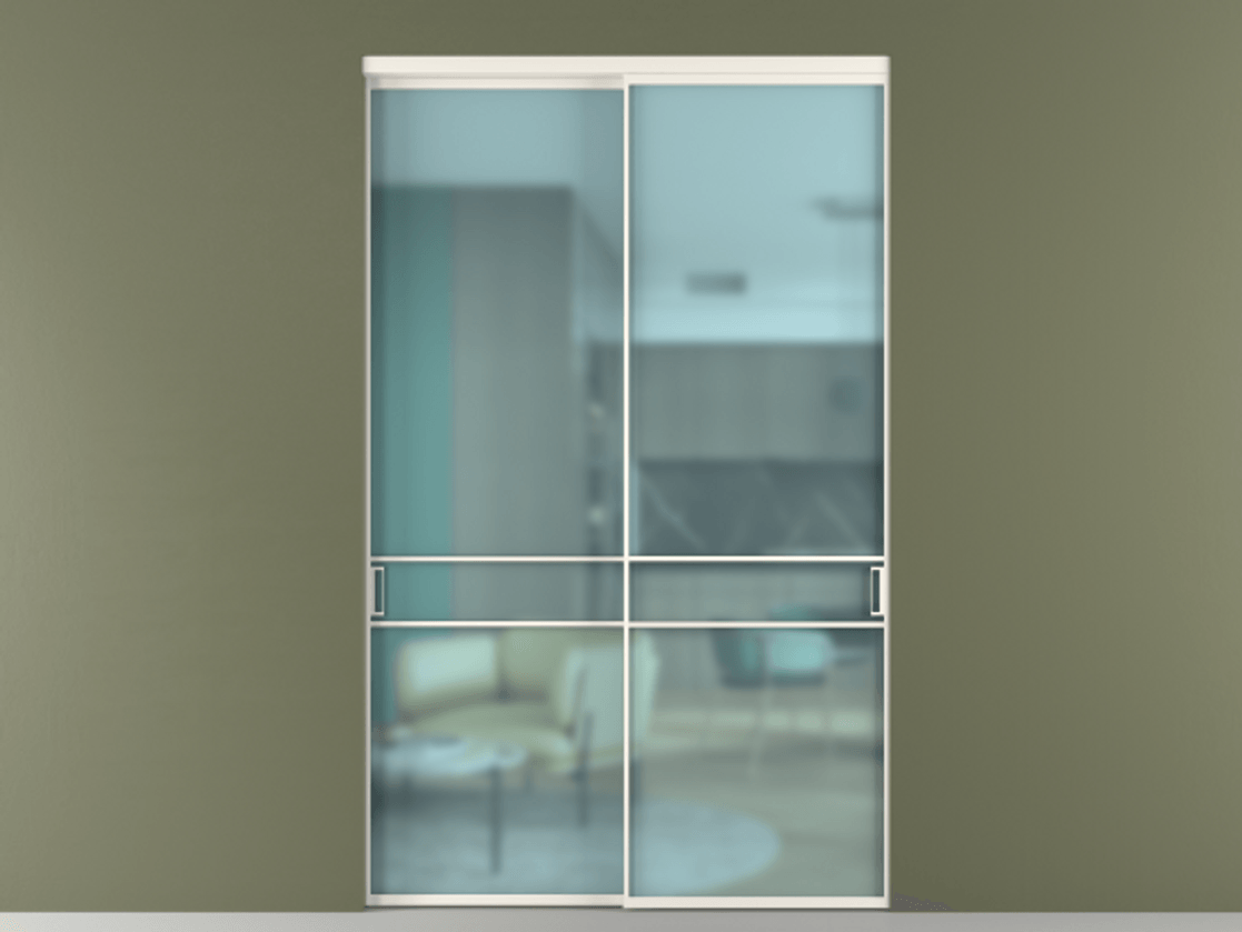 Перегородка Формато внутри проёма 2 створки АЛПР 040.02 Алюминий пудровый белый Сатинированное голубое стекло, триплекс. Цена 424750 ₽ 1. Полотно 2 шт. (800/2100 мм)
2. Комплект установки раздвижной системы
3. Базовый комплект фурнитуры
4.Ручка Рондо. Фабрика дверей Волховец 8 (800) 551 43 19 Перегородка Формато внутри проёма 2 створки АЛПР 040.02 Алюминий пудровый белый Сатинированное голубое стекло, триплекс Цена 424750 ₽ | Volhovec