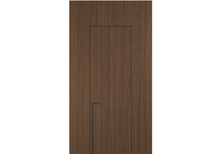 Панели для отделки стен Стеновая панель Фрезерованные Орех медный матовый рифт. Цвет Орех медный матовый рифт. Материал Радиальный шпон Naturwood. Коллекция Фрезерованные. Картинка.