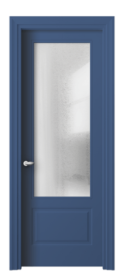 Дверь межкомнатная 8542 Отдалённо-синий RAL 5023 ЛЕД. Цвет RAL Отдалённо-синий RAL 5023. Материал Гладкая эмаль. Коллекция Esse. Картинка.