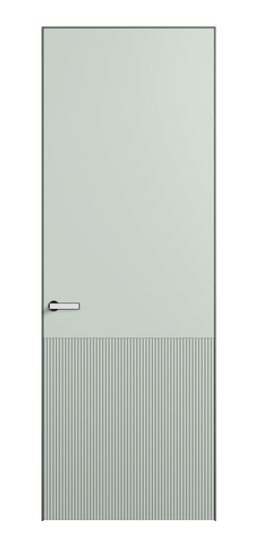 Дверь межкомнатная 8204 NCS S 1005-B80G. Цвет NCS NCS S 1005-B80G. Материал Гладкая эмаль. Коллекция Вельвет. Картинка.
