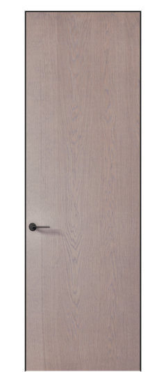 Дверь межкомнатная 0010 АКП ДДМ. Цвет Дуб дымчатый. Материал Шпон ценных пород. Коллекция Планум Про. Картинка.