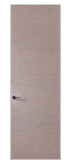 Дверь межкомнатная 0010 АКП ДДМ. Цвет Дуб дымчатый Гор. Материал Шпон ценных пород. Коллекция Планум Про. Картинка.
