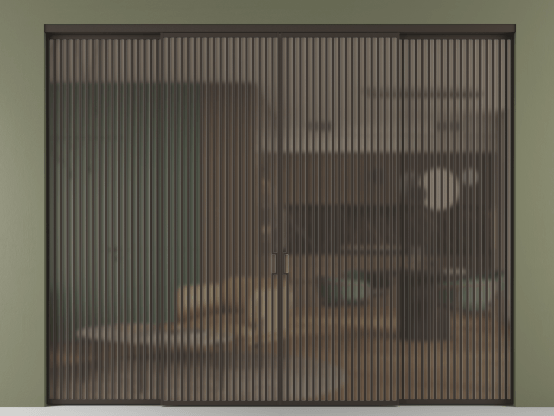 Алюминевая перегородка АЛПР 040.06_ААН_Бронза сатин триплекс_new. Цвет Алюминий антрацит. Материал Алюминий в эмали. Коллекция Перегородка Формато внутри проёма 4 створки. Фото. Алюминевая перегородка АЛПР 040.06_ААН_Бронза сатин триплекс_new. Цвет Алюминий антрацит. Материал Алюминий в эмали. Коллекция Перегородка Формато внутри проёма 4 створки. Картинка.