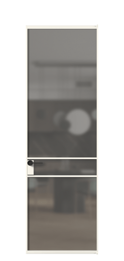 Межкомнатная дверь АЛПЛ040.02 АПБЛ Серый сатин триплекс. Цвет Алюминий пудровый белый. Материал Алюминий в эмали. Коллекция Formato. Фото. Дверь межкомнатная АЛПЛ040.02 АПБЛ Серый сатин триплекс. Цвет Алюминий пудровый белый. Материал Алюминий в эмали. Коллекция Formato. Картинка.