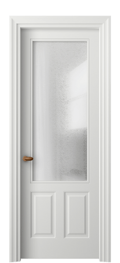 Дверь межкомнатная 8522 МССР LED. Цвет Матовый светло-серый. Материал Гладкая эмаль. Коллекция Esse. Картинка.