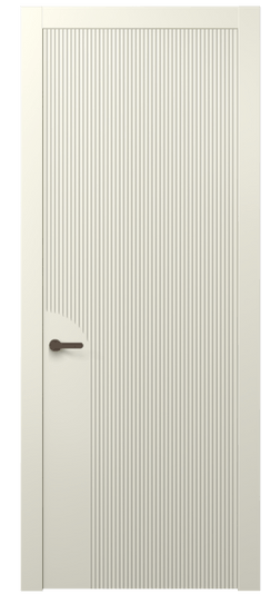 Дверь межкомнатная 8625 ММБ . Цвет Матовый молочно-белый. Материал Гладкая эмаль. Коллекция Дюна. Картинка.