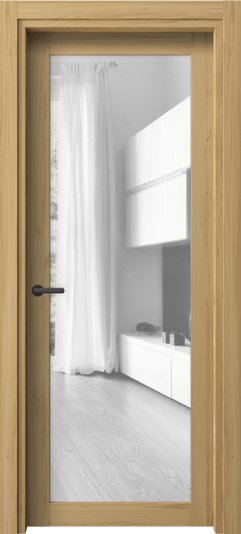 Дверь межкомнатная 2102 СЛВ ПРОЗ. Цвет Солнечный вяз. Материал Ламинатин. Коллекция Нео. Картинка.