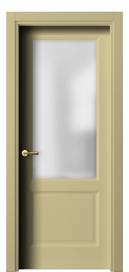 Дверь межкомнатная 1422 Слоновая кость RAL 1014. Цвет RAL Слоновая кость RAL 1014. Материал Гладкая эмаль. Коллекция Galant. Картинка.