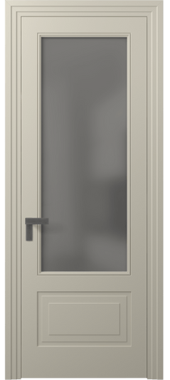 Дверь межкомнатная 8342 МБСР СЕР САТ. Цвет Матовый бежево-серый. Материал Гладкая эмаль. Коллекция Rocca. Картинка.