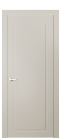 Дверь межкомнатная 8001 МОС. Цвет Матовый облачно-серый. Материал Гладкая эмаль. Коллекция Neo Classic. Картинка.