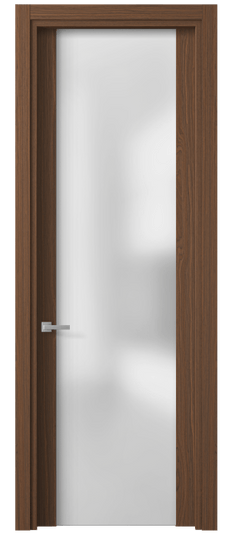 Дверь межкомнатная 4114 МШНЭКВ САТ. Цвет Экзотик винный матовый. Материал Мультишпон Naturwood. Коллекция Planum. Картинка.