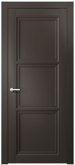 Дверь межкомнатная 2503 МАН. Цвет Матовый антрацит. Материал Гладкая эмаль. Коллекция Центро. Картинка.