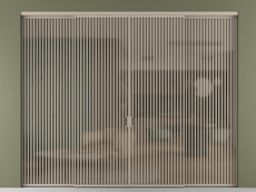 Перегородка Formato внутри проёма четырёхстворчатая